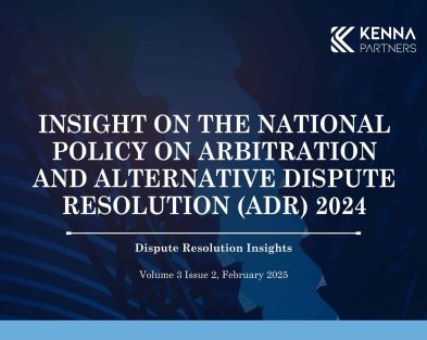 National Policy on Arbitration and Alternative Dispute Resolution (ADR) 2004