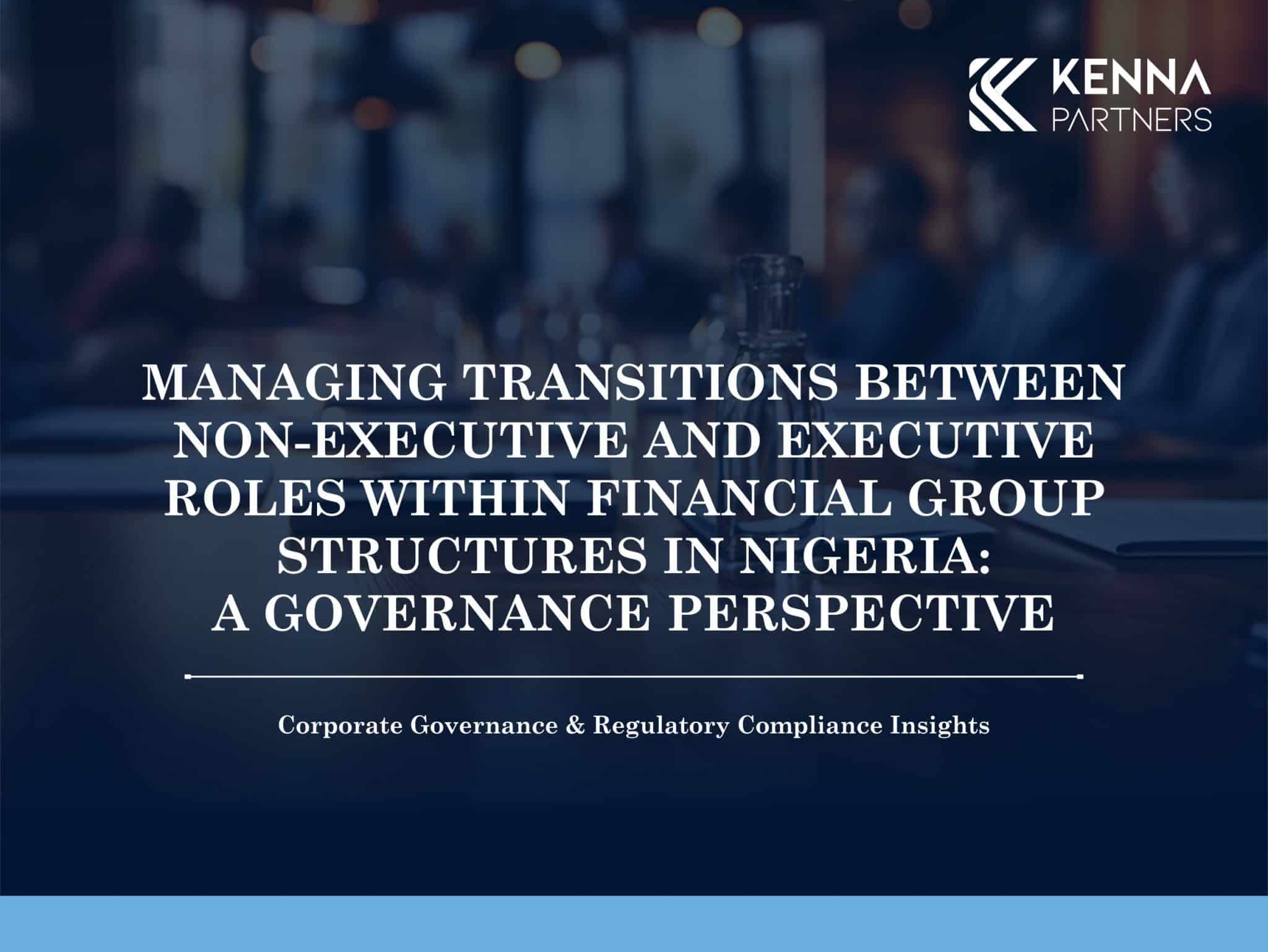 Cover image of Kenna Partners Corporate Governance Paper