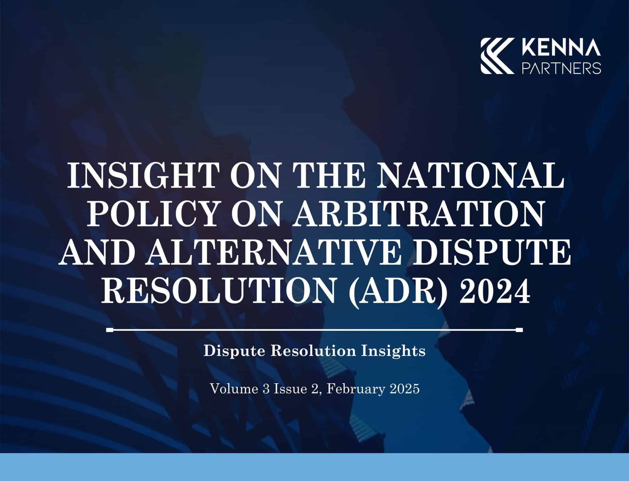 National Policy on Arbitration and Alternative Dispute Resolution (ADR) 2004