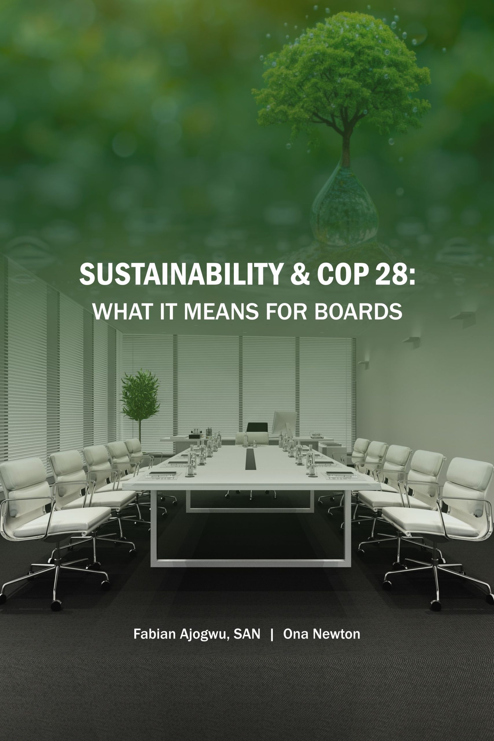 Sustainability & COP28 Book cover