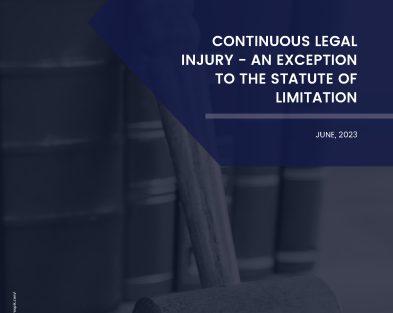 Continuous Legal Injury - An Exception To The Statute Of Limitation_Page_01