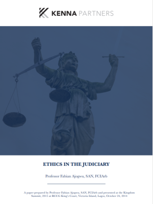 Ethics in the Judiciary