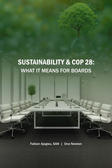 Sustainability & COP28 Book cover