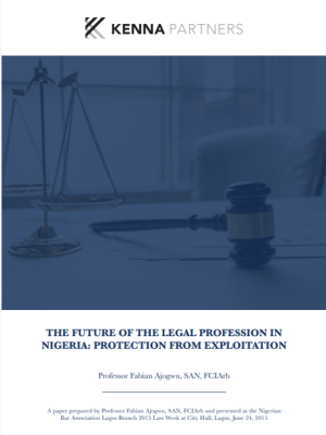 The Future of the Legal Profession in Nigeria Protection From Exploitation
